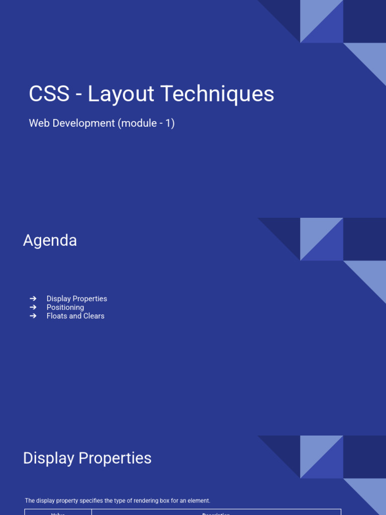 13a - CSS - Layout Techniques | PDF