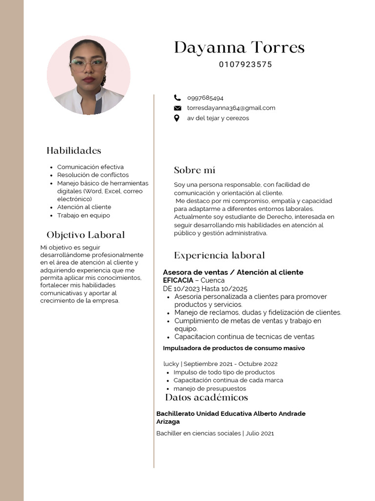 Currículum Vitae CV Diseñadora y Arquitecta Minimalista Rosa | PDF ...