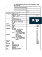 Ordering Information Page 1: Ordering Information / Specification Sheet For Circular Bellows Expansion Joint