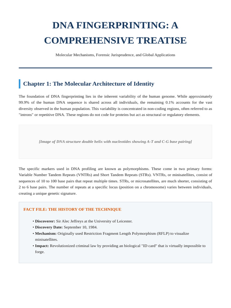 DNA Fingerprinting3 Master Treatise 260415 234916 | PDF | Polymerase ...