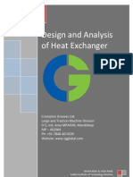 Design and Analysis of Heat Exchanger