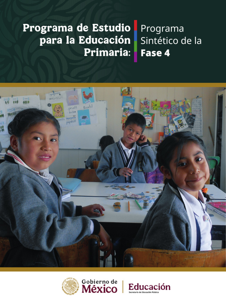Programa Sintético de Estudio Para La Educación Primaria. Fase 4 (3º y ...
