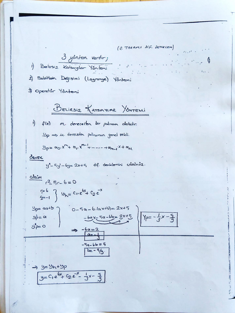 dd ders notu 5 | PDF