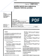 NBR 5354 - Requisitos para Instalacao Eletrica Predial