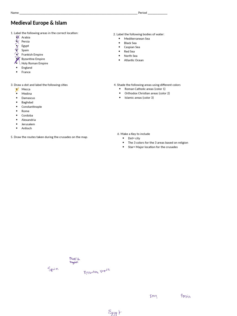 Unit 3 Map-Updated | PDF