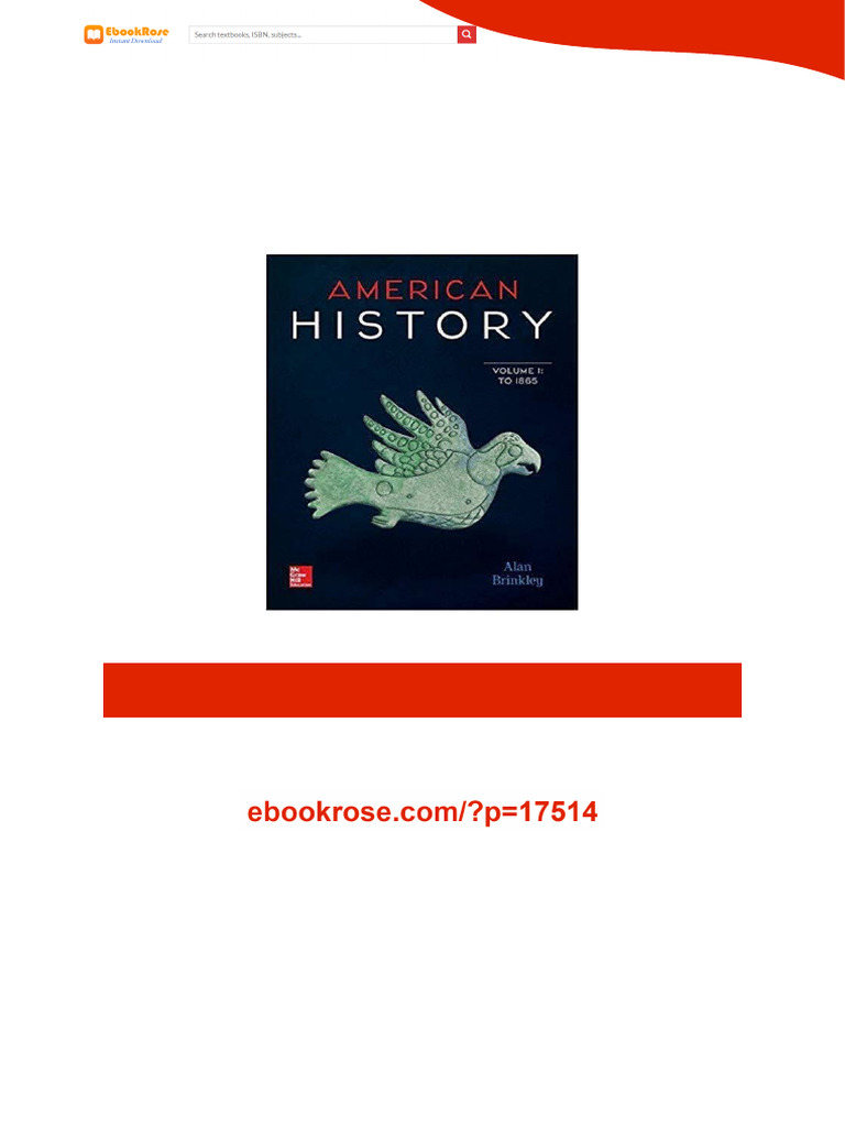 American History: Connecting With The Past Volume 1 15th Edition Online ...