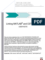 HowTo Use CST and Matlab Togather