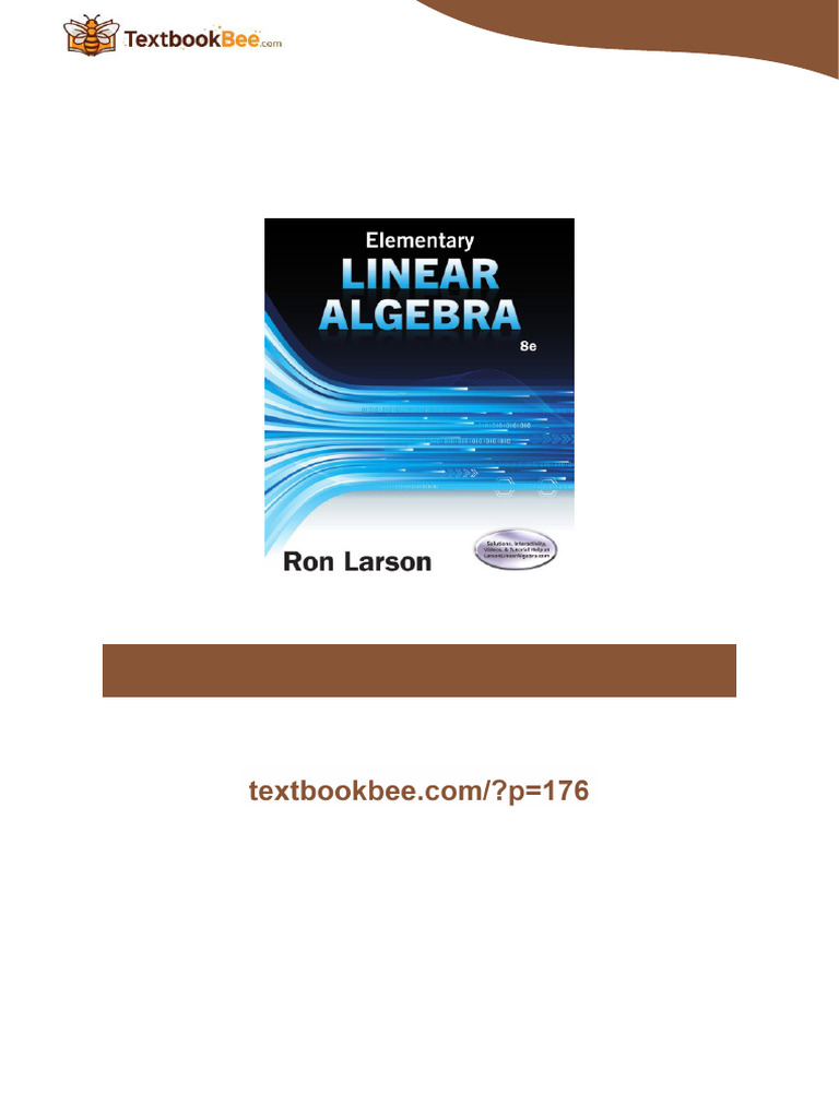Elementary Linear Algebra Ron Larson Access Today | PDF | Matrix ...