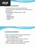 Disabling and Enabling Oracle Constraints | PDF | Relational Database ...