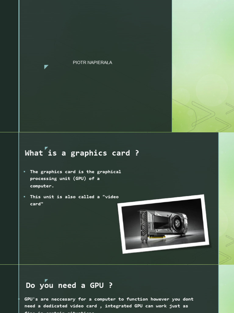 Graphic Cards | PDF