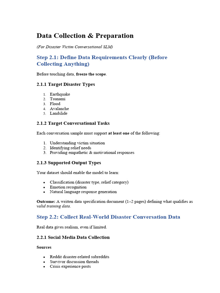 Data Collection & Preparation | PDF | Data | Computing