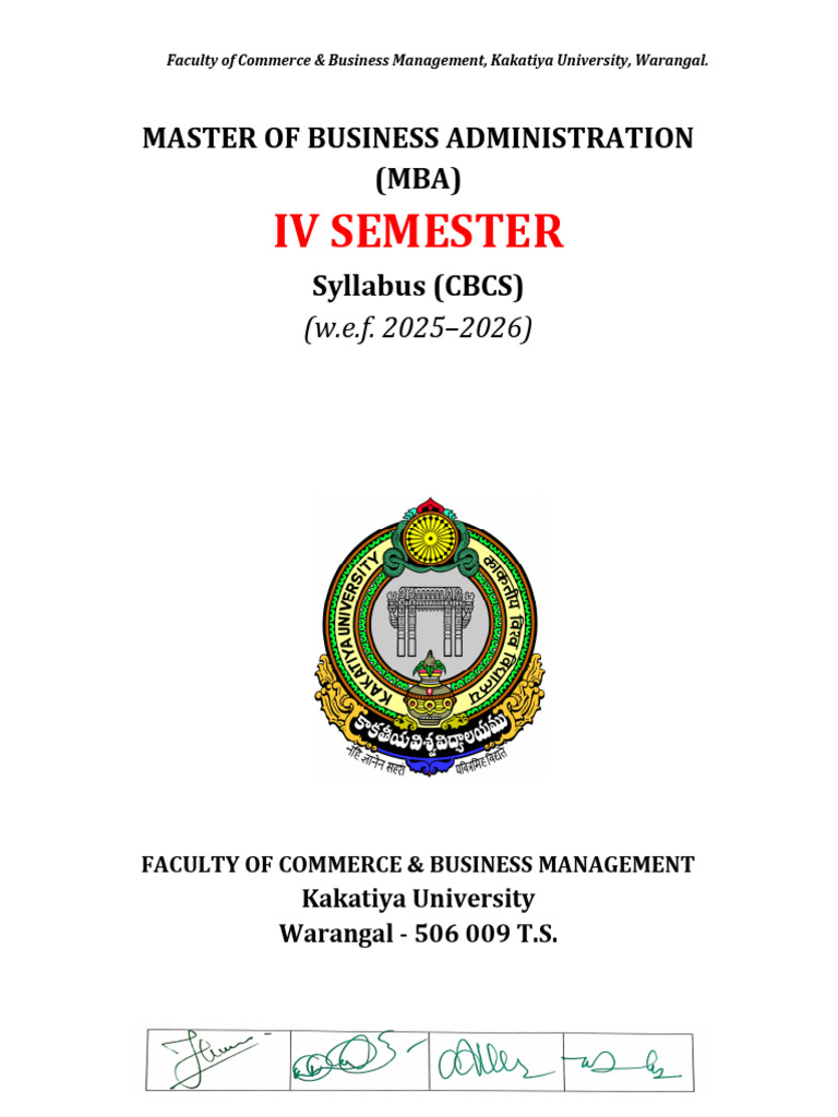 MBA IV Semester | PDF | Labour Law | Human Resource Management