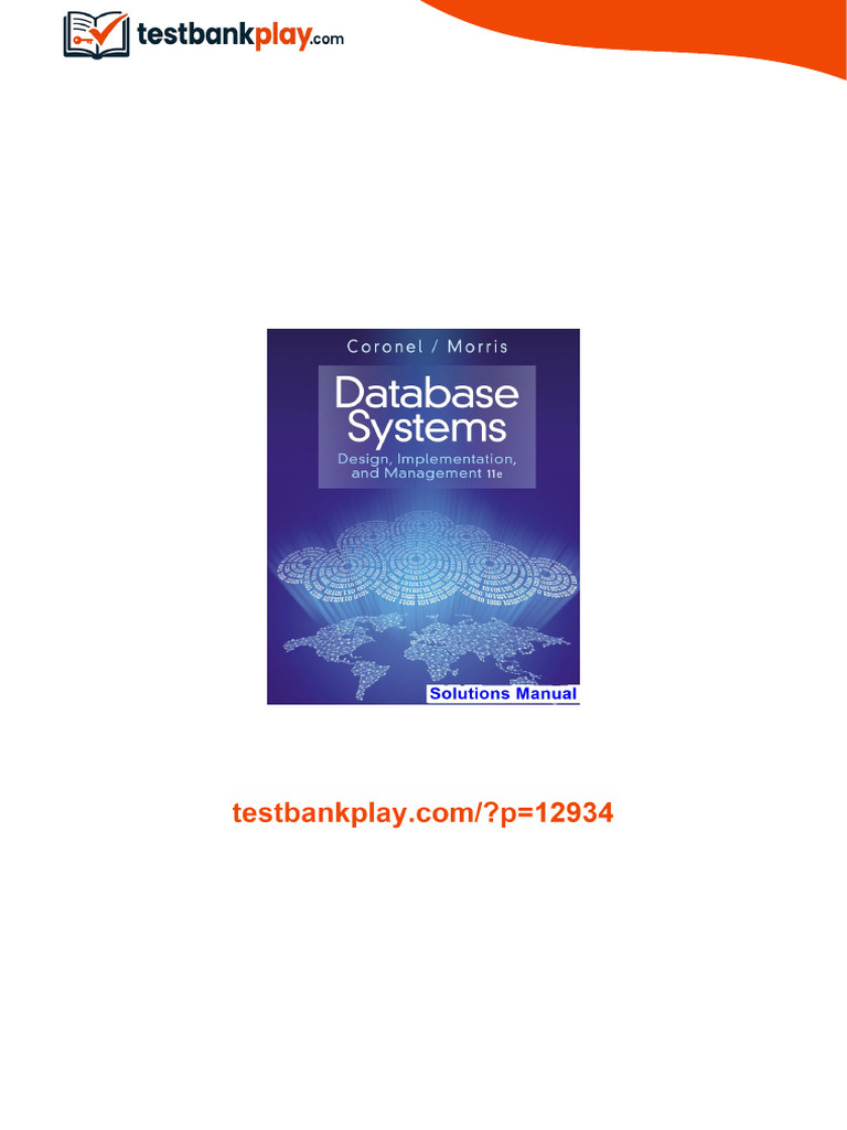 Database Systems Design Implementation and Management 11th Edition ...
