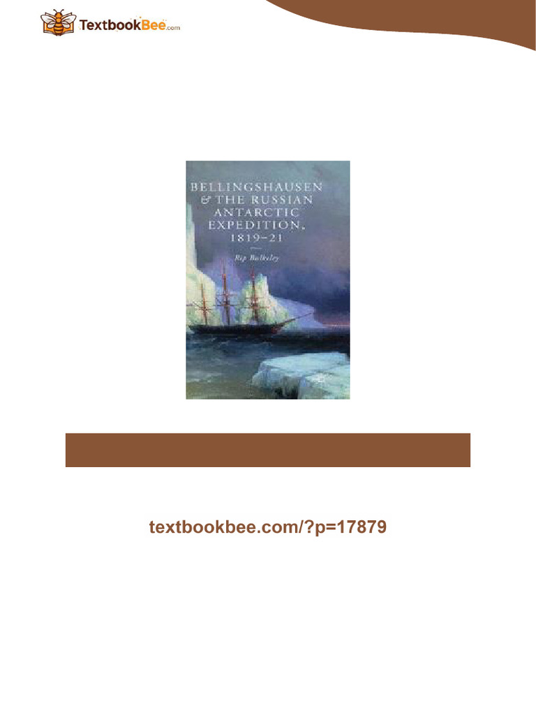 Bellingshausen and the Russian Antarctic Expedition 1819 21 Rip ...