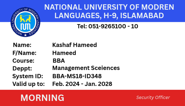 Student Card (1) | PDF