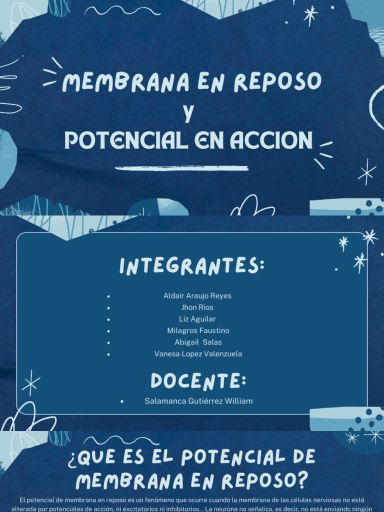 Membrana en reposo-1 | PDF