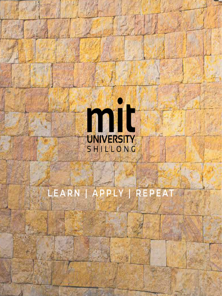 MIT-Shillong-Brochure AY 2026 27 | PDF | Postgraduate Education ...