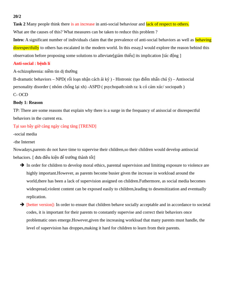 20:2 Task 2 Cause-solution | PDF