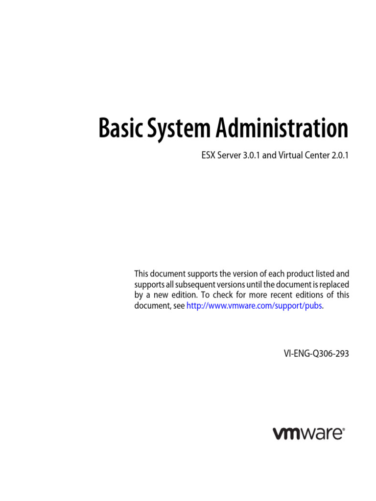 Basic of Sysad | PDF | Virtual Machine | Virtualization