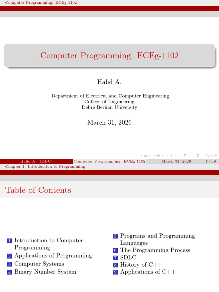 Chapter 1 Introduction to Programming (2) | PDF | Computer Data Storage ...