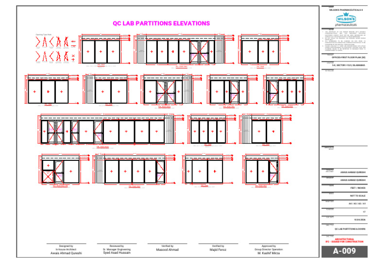 9-QC Lab Partitions & Doors | PDF | Building | Architectural Design