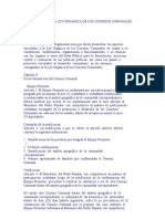 Reglamento de La Ley Organica de Los Consejos Comunales