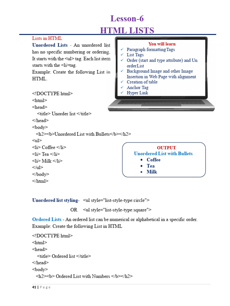 Class 7th (Computer) Ch 6 | PDF