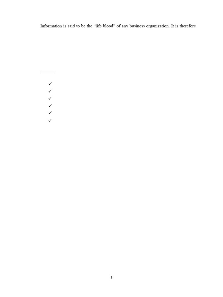 Mis Test | PDF | System | Management Information System