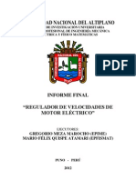 Informe Final - Regulador de Motores Eléctricos