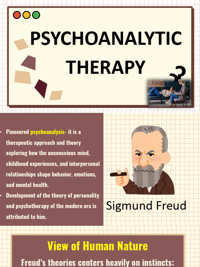 CHAPTER 2 PSYCHOANALYTIC | PDF | Psychoanalysis | Psychotherapy