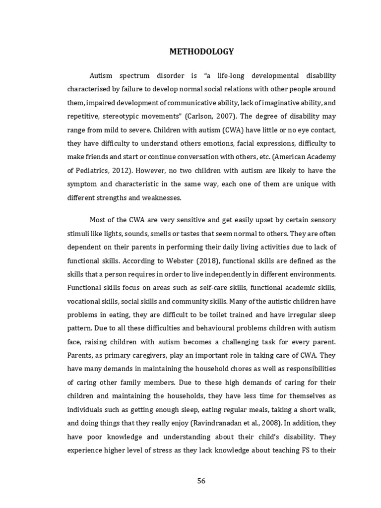 10 13 - Chapter 3 | PDF | Autism | Validity (Statistics)