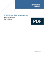Focus For IBM Mainframes - Statisctical Analysis