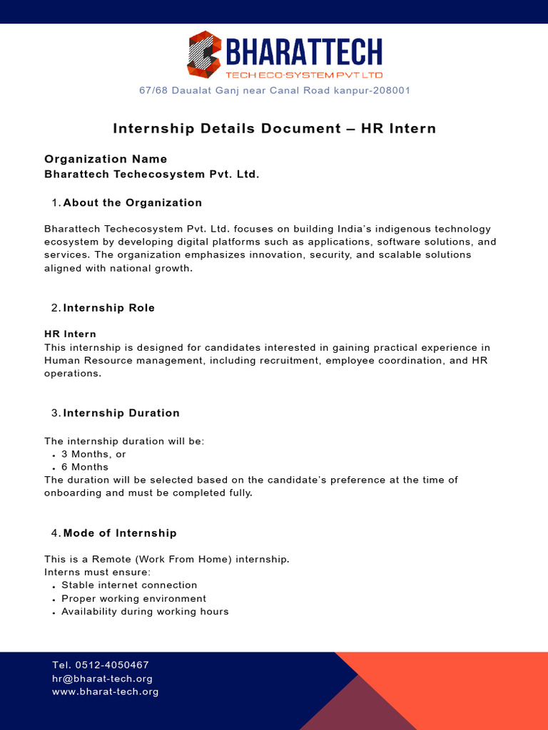 HR Intern | PDF
