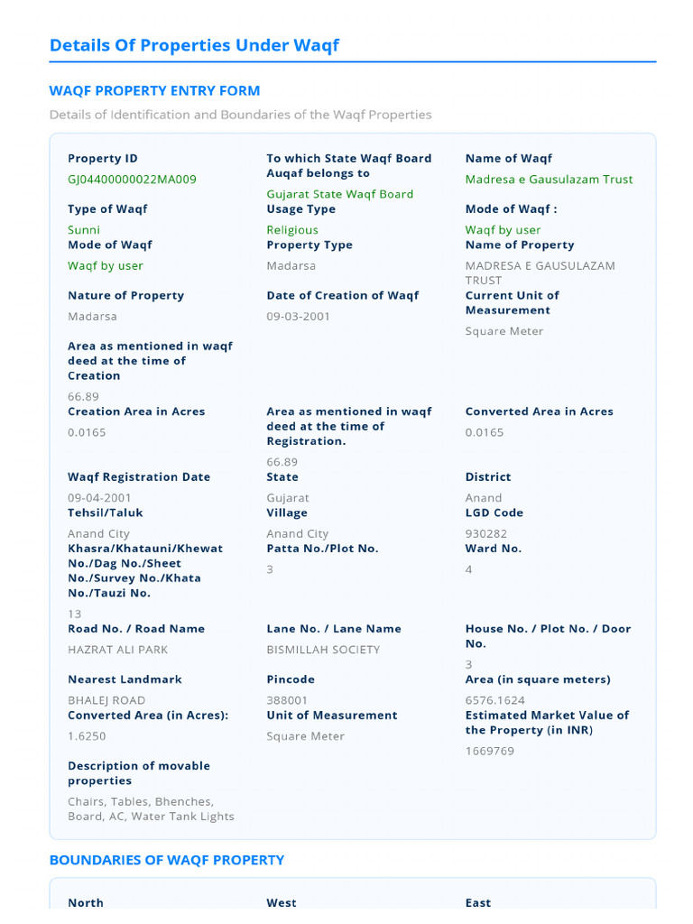 Plot 3 Waqf_Property_Preview (1) | PDF