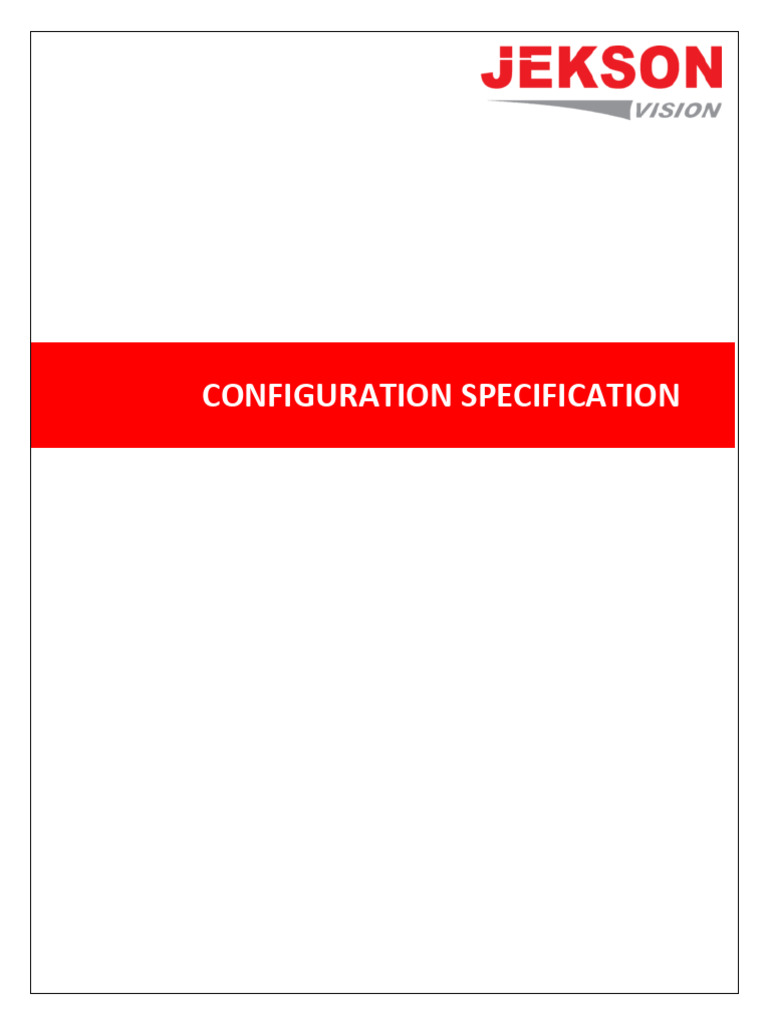 Configuration Specification -Rev_00 | PDF | Microsoft Sql Server | 64 ...