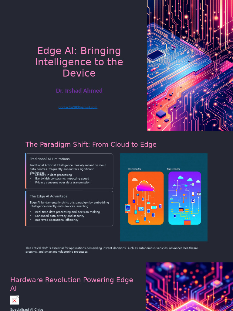 Edge AI Bringing Intelligence to the Device | PDF | Artificial ...