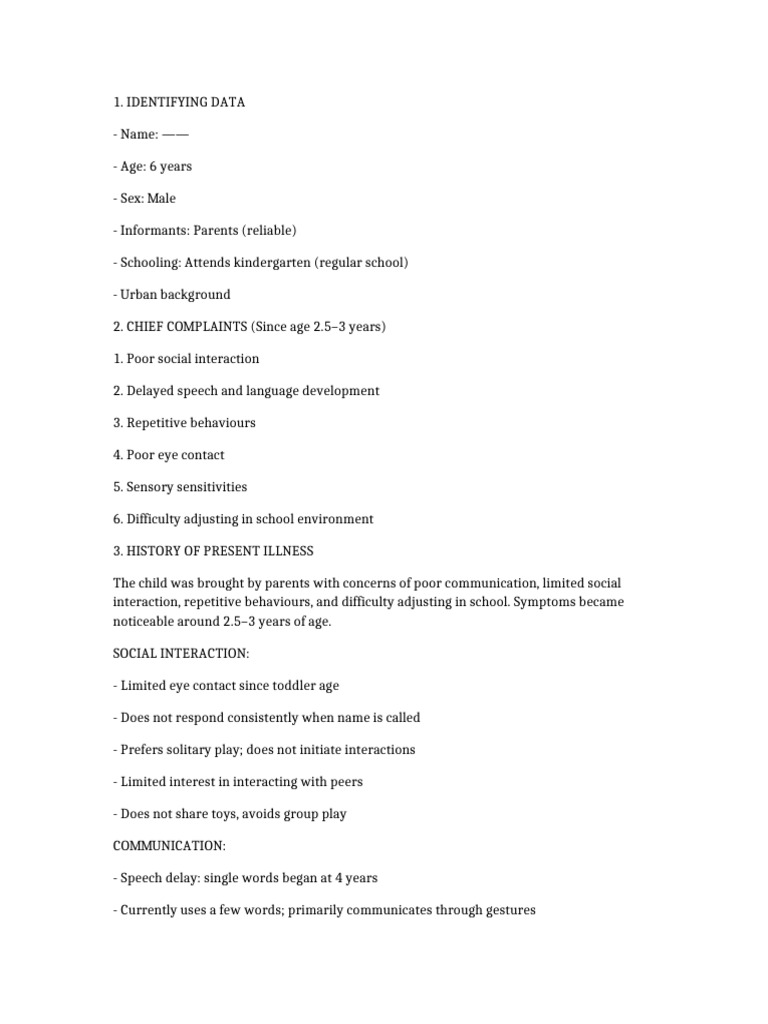 CASE2 | PDF | Cognitive Science | Human Diseases And Disorders
