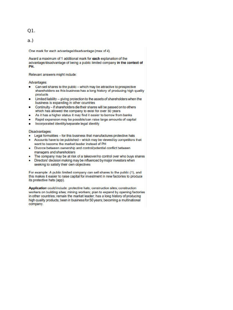 Review Sheet Paper 2 MS | PDF | Sole Proprietorship | Partnership
