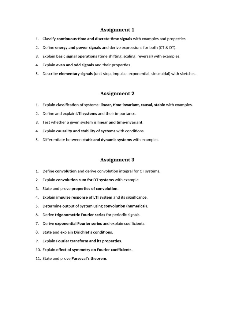 Assignment | PDF
