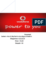Vodafone Porter's and PLC Model
