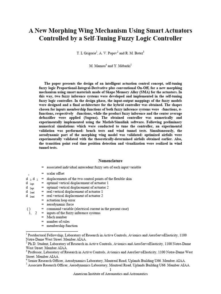 Paper AIAA Dyna | PDF | Drag (Physics) | Airfoil