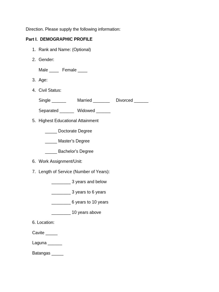 final questionnaire | PDF | Customer Satisfaction