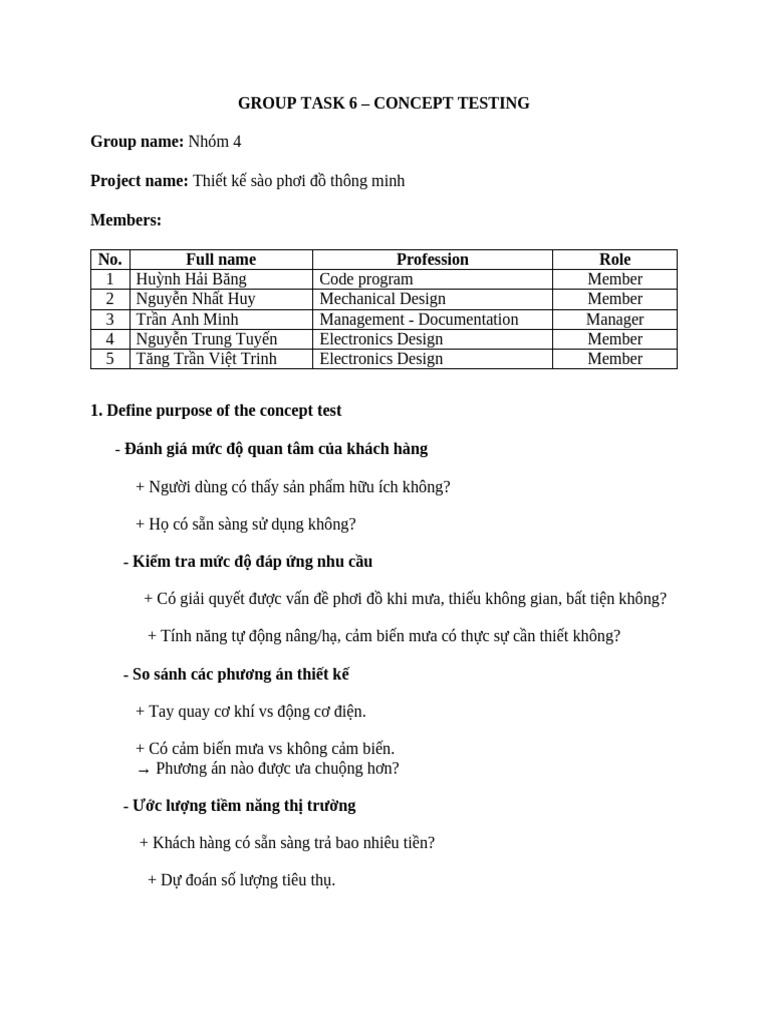 Group 4 task 6 | PDF