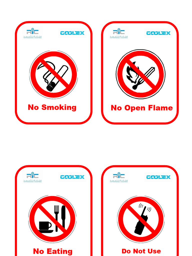 Prohibition Signs | PDF