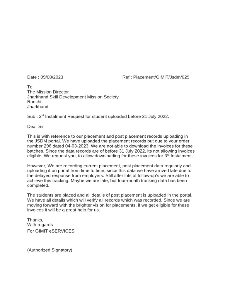 JSDM Letter | PDF