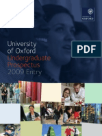 Undergraduate Prospectus Oxford