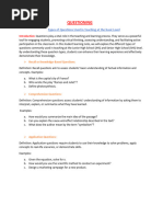 Clarifying and Probing Questions Guide | PDF