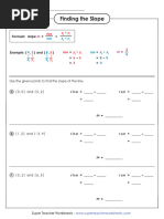 Slope Worksheet by Kuta Software | PDF