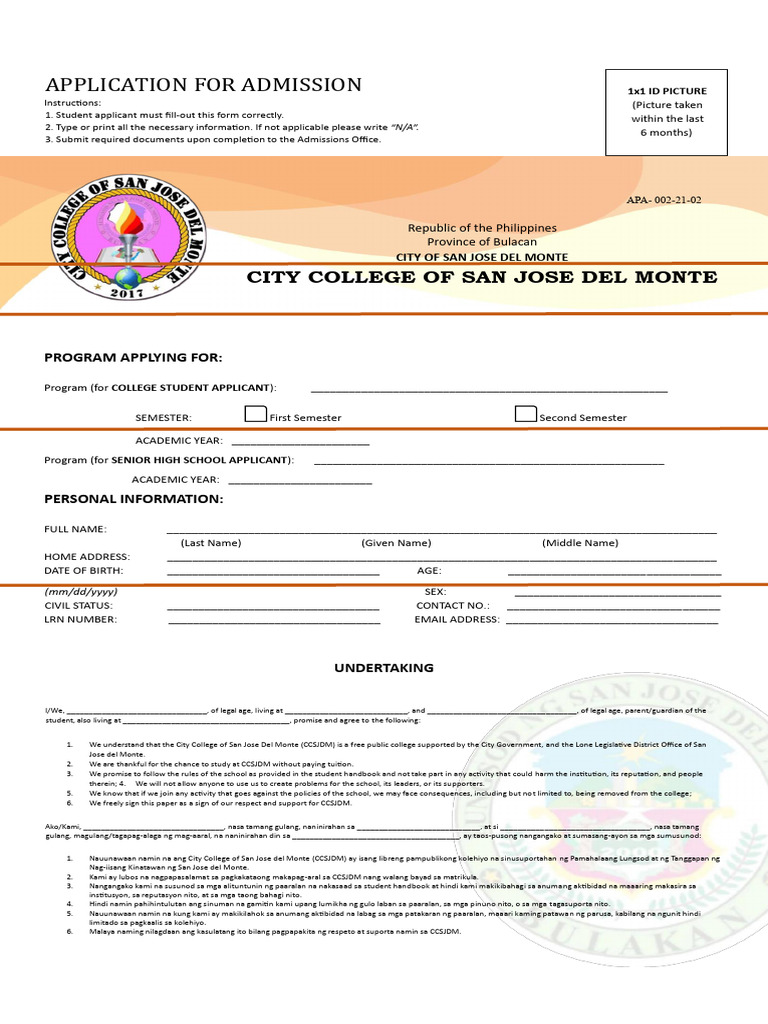 CCSJDM_Application Form_2026 (3) (1) | PDF