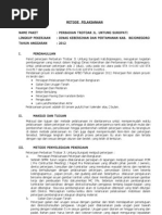 METODE PELAKSANAAN PEKERJAAN METODE PELAKSANAAN PEKERJAAN